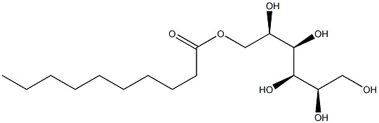 D-Mannitol 6-decanoate Structure