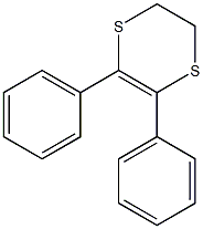 2,3-Diphenyl-5,6-dihydro-1,4-dithiin 구조식 이미지