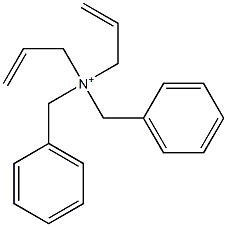 Dibenzyldiallylaminium Structure