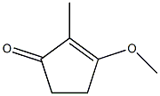 2-Methyl-3-methoxy-2-cyclopenten-1-one Structure