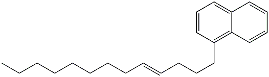 1-(4-Tridecenyl)naphthalene Structure