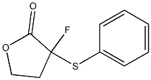 4,5-Dihydro-3-phenylthio-3-fluoro-2(3H)-furanone 구조식 이미지
