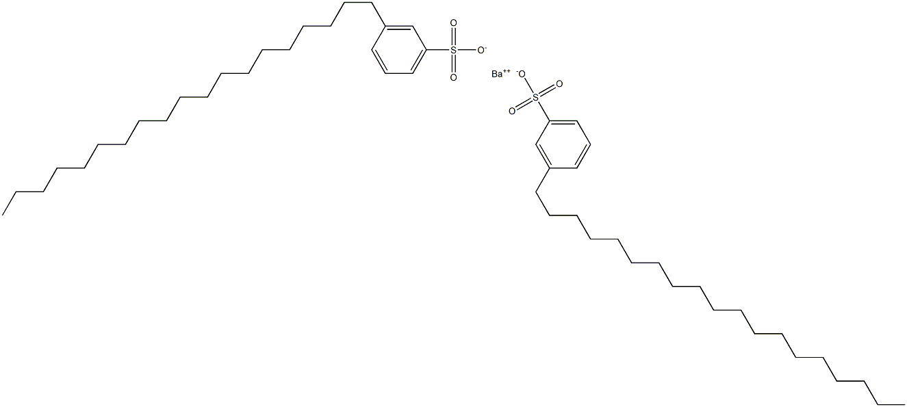 Bis(3-nonadecylbenzenesulfonic acid)barium salt 구조식 이미지