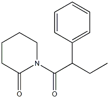 1-(2-Phenylbutyryl)piperidin-2-one 구조식 이미지