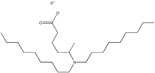 5-(Dinonylamino)hexanoic acid potassium salt Structure