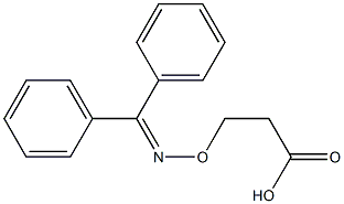 3-[Diphenylmethyleneaminooxy]propionic acid 구조식 이미지