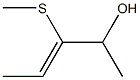 2-(Methylthio)methyl-2-buten-1-ol Structure