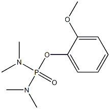 Di(dimethylamino)phosphinic acid (2-methoxyphenyl) ester Structure