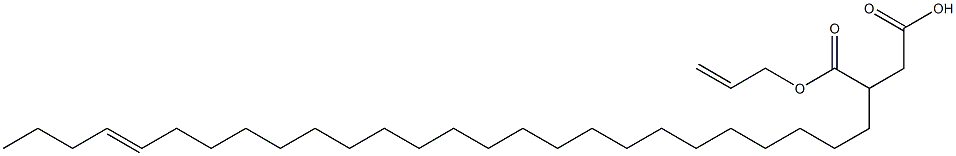 3-(22-Hexacosenyl)succinic acid 1-hydrogen 4-allyl ester 구조식 이미지