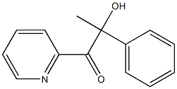 2-Phenyl-1-(2-pyridyl)-2-hydroxy-1-propanone 구조식 이미지