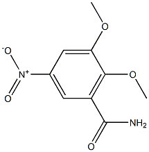 5,6-Dimethoxy-3-nitrobenzamide 구조식 이미지