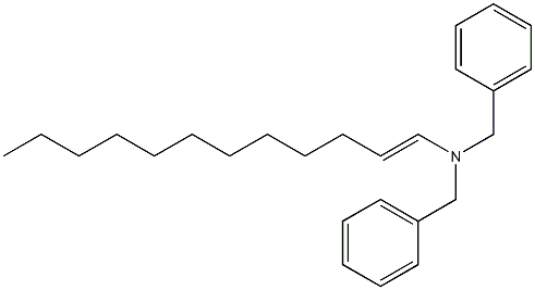 (1-Dodecenyl)dibenzylamine Structure