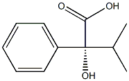 (2R)-2-Phenyl-2-hydroxy-3-methylbutyric acid 구조식 이미지