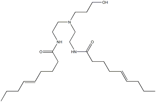 N,N'-[3-Hydroxypropyliminobis(2,1-ethanediyl)]bis(5-nonenamide) Structure