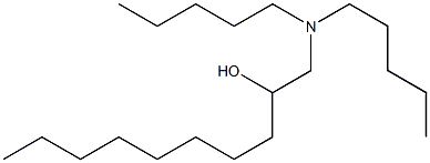 1-Dipentylamino-2-decanol Structure