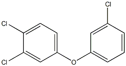 3,4-Dichlorophenyl 3-chlorophenyl ether Structure