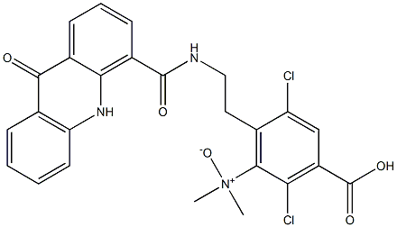 2-[[(9,10-Dihydro-9-oxoacridin)-4-yl]carbonylamino]ethyldimethylamineN-oxide Structure