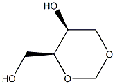 (4S,5S)-4-Hydroxymethyl-1,3-dioxan-5-ol Structure