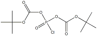 Chlorophosphonic acid bis(tert-butoxyoxomethyl) ester 구조식 이미지