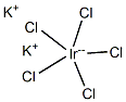 Potassium pentachloroiridate(III) 구조식 이미지