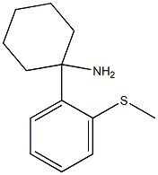 1-[2-(Methylthio)phenyl]cyclohexylamine Structure