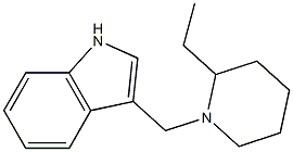 3-(2-Ethylpiperidinomethyl)-1H-indole 구조식 이미지