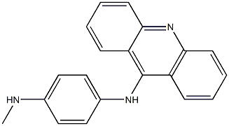 N-[4-(Methylamino)phenyl]-9-acridinamine 구조식 이미지