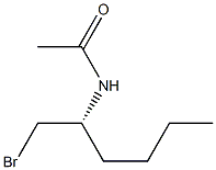 N-[(2R)-1-Bromohexan-2-yl]acetamide Structure