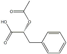 (2R)-2-Acetoxy-3-phenylpropanoic acid 구조식 이미지