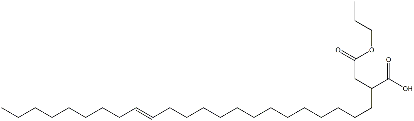 2-(14-Tricosenyl)succinic acid 1-hydrogen 4-propyl ester Structure