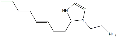 1-(2-Aminoethyl)-2-(3-octenyl)-4-imidazoline 구조식 이미지