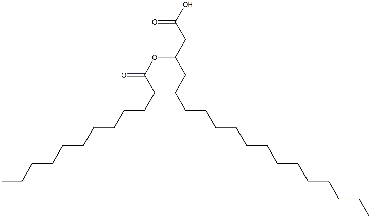 3-Lauroyloxystearic acid 구조식 이미지