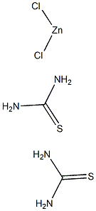 Dichlorobis(thiourea)zinc 구조식 이미지