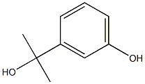 m-(1-Hydroxy-1-methylethyl)phenol 구조식 이미지