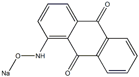 1-(Sodiooxyamino)anthraquinone 구조식 이미지