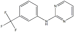 2-[3-(Trifluoromethyl)phenyl]aminopyrimidine 구조식 이미지
