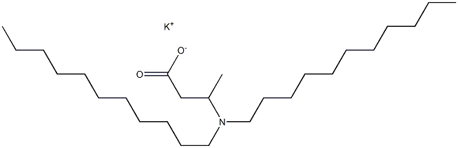 3-(Diundecylamino)butyric acid potassium salt 구조식 이미지