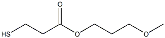 3-Mercaptopropionic acid 3-methoxypropyl ester 구조식 이미지