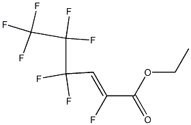 (Z)-2,4,4,5,5,6,6,6-Octafluoro-2-hexenoic acid ethyl ester 구조식 이미지