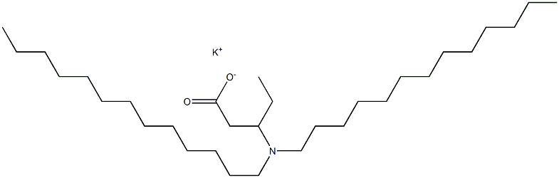 3-(Ditridecylamino)valeric acid potassium salt 구조식 이미지