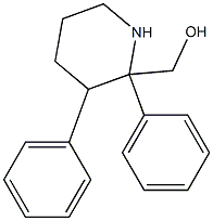 2,3-Diphenylpiperidine-2-methanol Structure