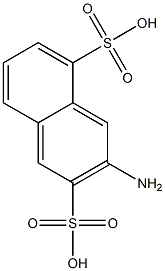 3-Amino-2,5-naphthalenedisulfonic acid Structure