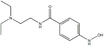 N-Hydroxyprocainamide 구조식 이미지