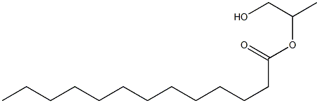 Tridecanoic acid 2-hydroxy-1-methylethyl ester 구조식 이미지