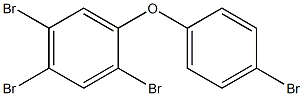 2,4,5-Tribromophenyl 4-bromophenyl ether 구조식 이미지