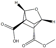 [1R,2R,3R,4S]-2-(Methoxycarbonyl)-7-oxabicyclo[2.2.1]heptane-3-carboxylic acid 구조식 이미지