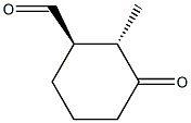 (1R,2S)-2-Methyl-3-oxocyclohexane-1-carbaldehyde 구조식 이미지