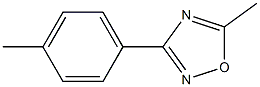 3-(4-Methylphenyl)-5-methyl-1,2,4-oxadiazole 구조식 이미지