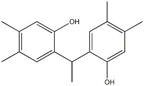 2,2'-(1,1-Ethanediyl)bis(4,5-dimethylphenol) Structure