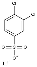 3,4-Dichlorobenzenesulfonic acid lithium salt Structure